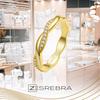 Interwoven Ring, S925, -Plated, Zircons