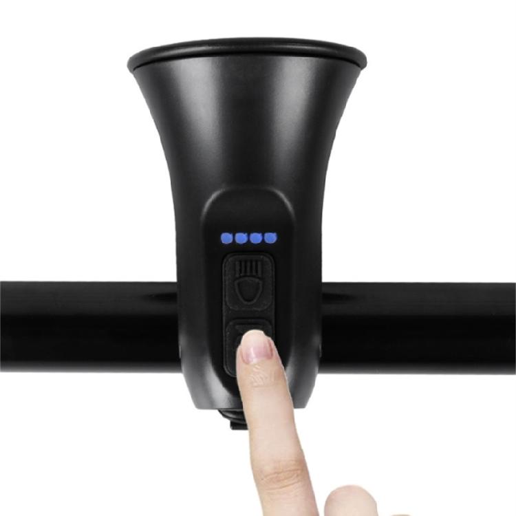 USB Rechargeable Electric Bicycles Bells with Loud Sound Electric Bicycles Horn Bike Electric Bells Mountain Bikes Horns