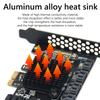 Chi a Mining SATA PCIE 1X Adapter 6/10 Port PCI-E X1 to SATA 3.0 6Gbps Riser Expansion Card for Desktop PC Computer Add On Cards