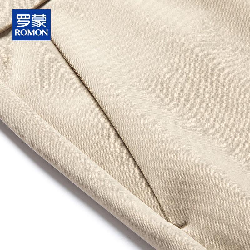 ROMON Men's Casual Loose Straight Trousers