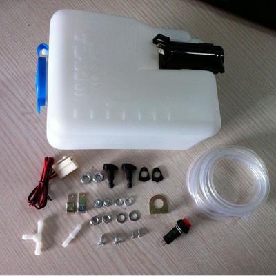 12V Sada nádobky ostřikovače čelního skla automobilu Nádrž na vodu 1,5 l Nádržka ostřikovače Sada lahvičky s čerpadlem Univerzální nástroj na čištění stěračů čelního skla