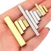 5-10pcs/lot Stainless Steel Positioning Long Tube Beads Rectangular Spacer Beads For DIY Bracelet Necklace Jewelry Wholesale