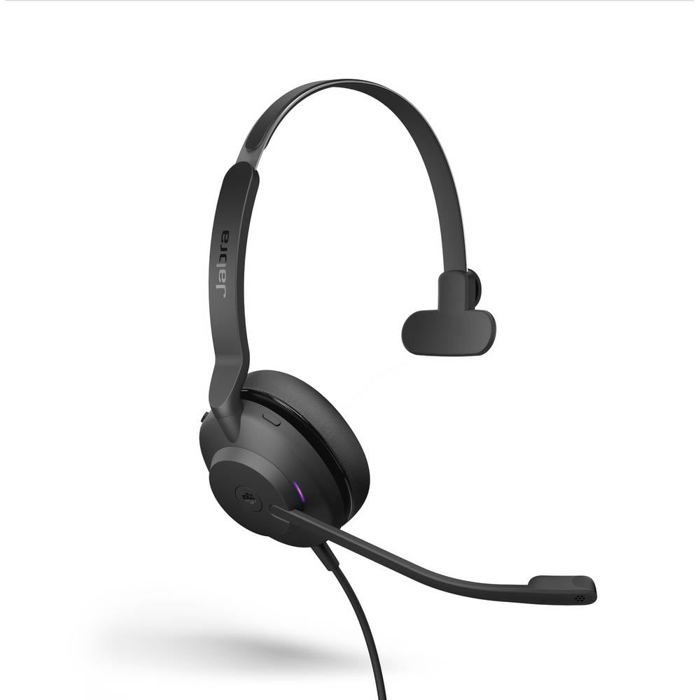 Jabra Evolve2 30 SE Over-Ear-Headset kabelgebunden Mono schwarz Mikrofon-Rauschunterdrückung, Noise Cancelli