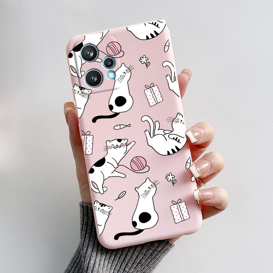 Süße Panda Cartoon Handyhülle Für Realme 9 4G 9 Pro Plus Schutzhülle Weiches TPU Funda Für OPPO Realme 9 4G Hülle Bumper