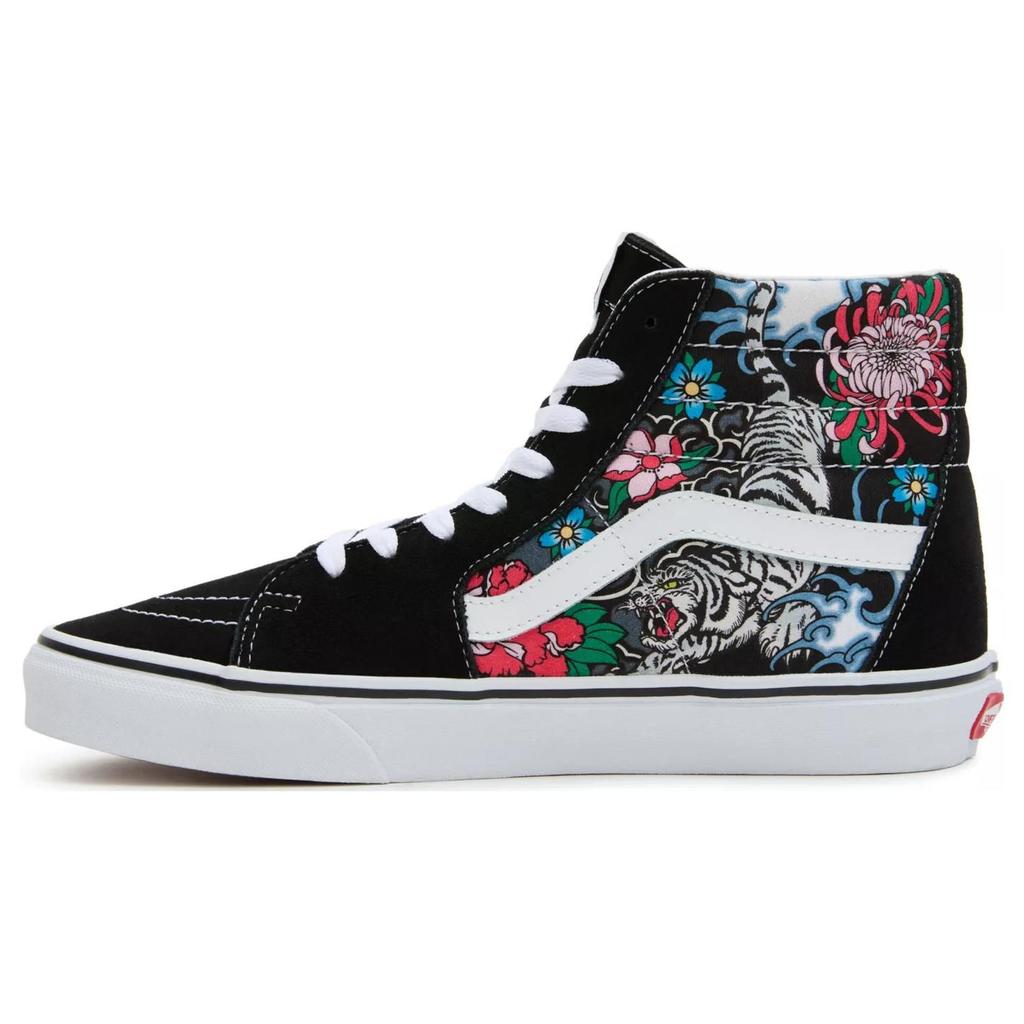 Vans Sk8-Hi Tiger Floral Unisex Sneakers Black Multi True-White VN000BW76GL
