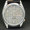 JAPAN VINTAGE SEIKO 5 AUTOMATIC REFURBISHED MENS GREY COLOR DIAL WATCH A440456-4 Sk-a440456