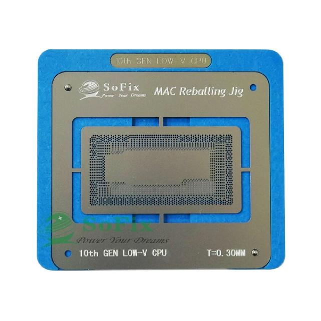Sofix Inter M1 CPU Reballing Jig with Stencil 2013-2021 CPU BGA Reballing Kit CPU IC Chip Platform for Macbook Repair Tool