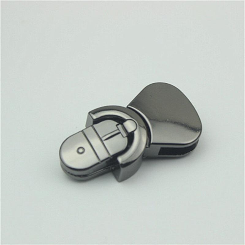 1PC Metal Bag Tongue Lock Clasp Push Lock Closure Catch Buckles Leather Craft Women Bag Purse Handbag Accessories