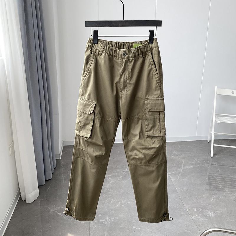 Outdoor Multi-pocket Overalls Men's Spring and Autumn Straight Loose Casual Mountaineering New Summer Thin Pants