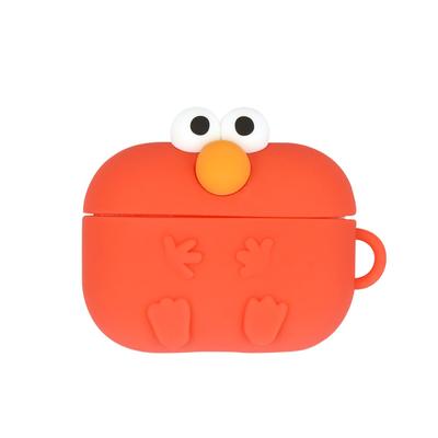 Gourmandies Sesame Street AirPods Pro (2nd generation)/AirPods Pro Compatible Silicone Case Elmo SSM-129A