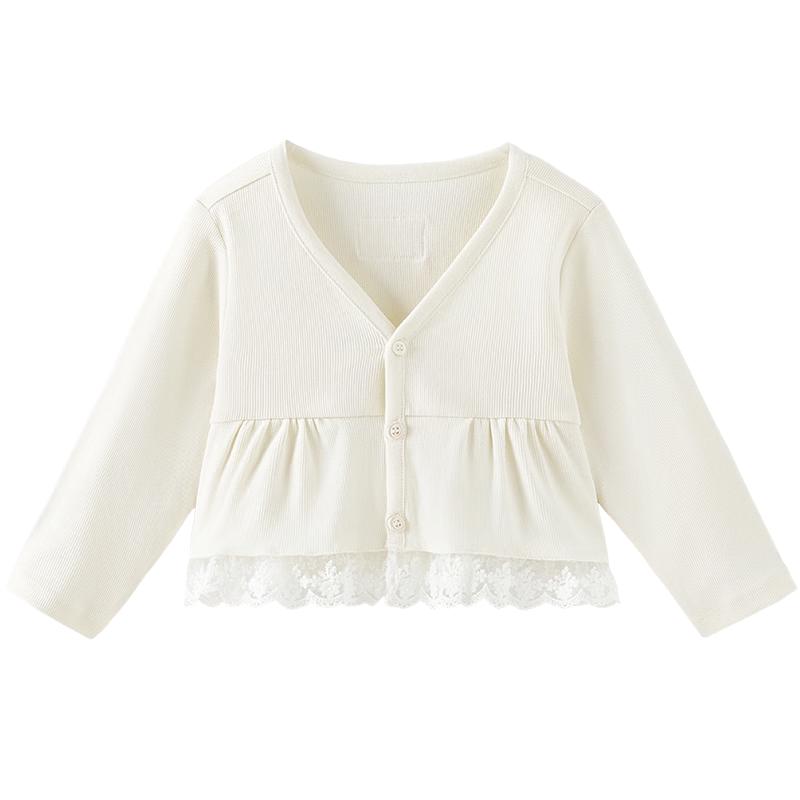 TONGTAI Girls' V-Neck Knit Cardigan