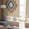 Southwest American Tribal Totem Boho Sheer Curtains Transparent Window Voile Tulle for Bedroom Holiday Decoration