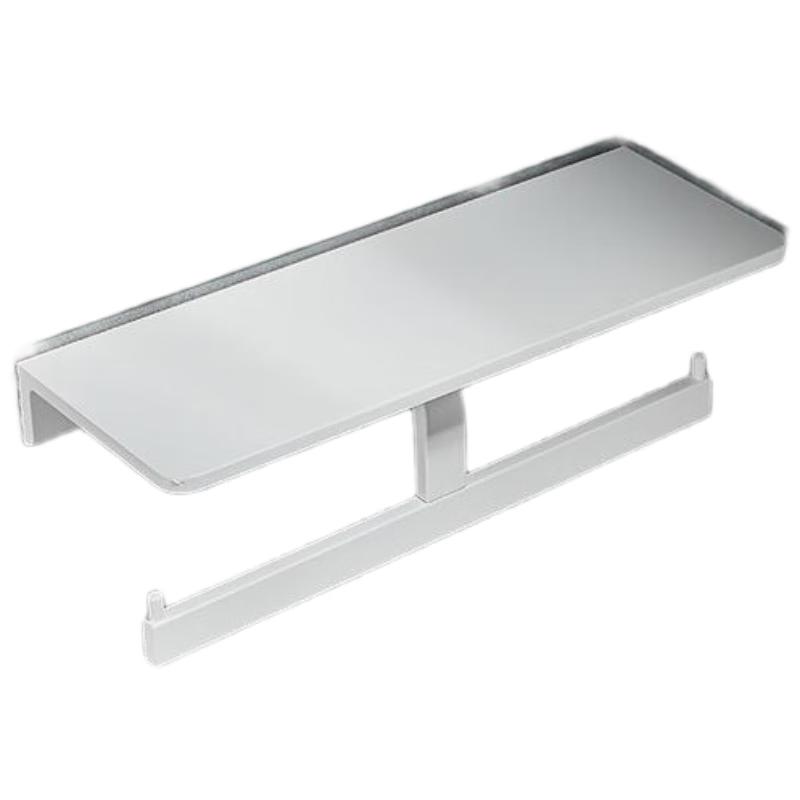 Adhesive Double Roll Toilet Paper Holder