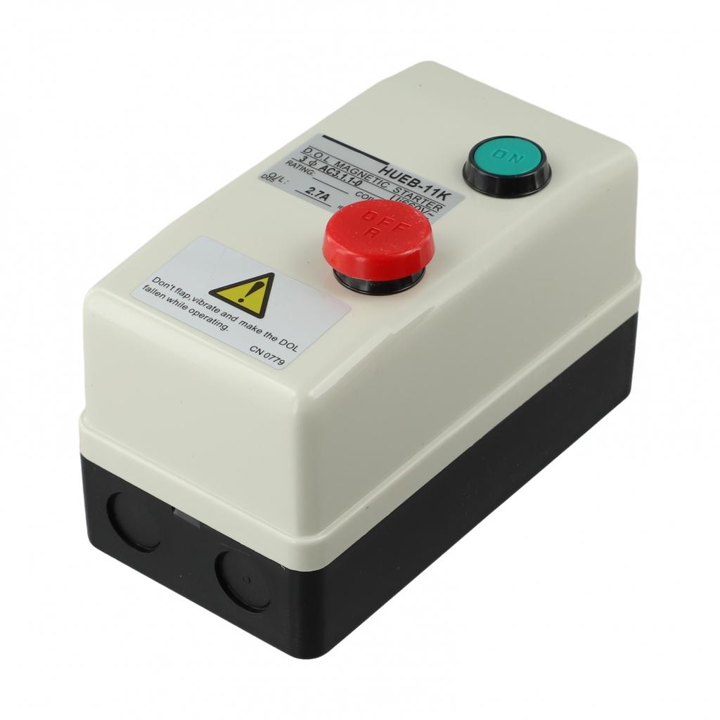 1pc 3Phasé 380V Interrupteur Démarreur Moteur Électrique Magnétique Étanche Pour Compresseur