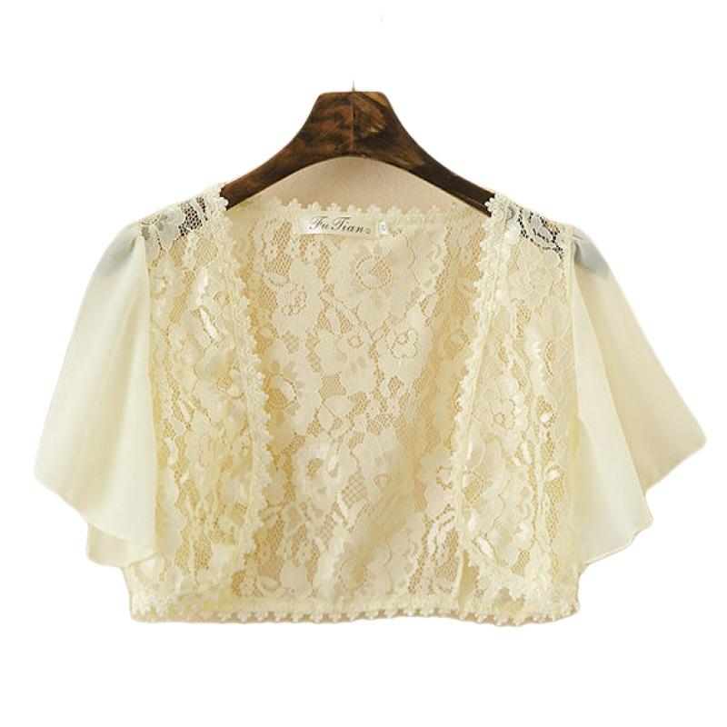 Damen Chiffon Schultertuch - Sonnenschutz Fledermaus Cardigan