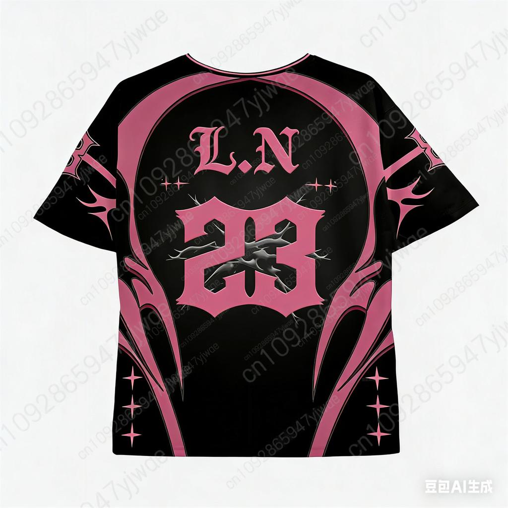Kpop Concert Music Jersey Felix Member Digital T-Shirt Fan Gift Fashion Streetwear Summer Men'S And Women'S Beach T-Shirts