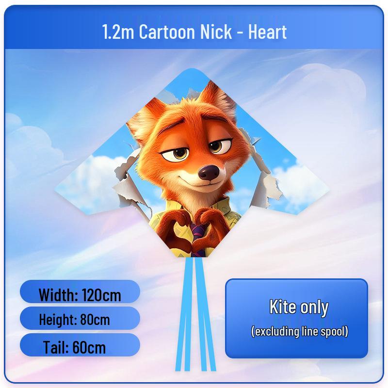2026 Weifang Easy-Fly Cartoon Kite for Kids & Adults - Light Breeze Outdoor Fun
