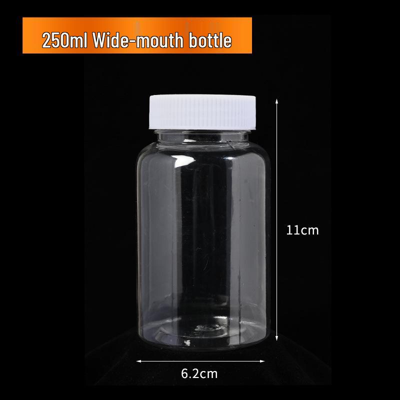 Food Grade PET Polyester Bottle with Tear-off Cap, 100ml/500ml