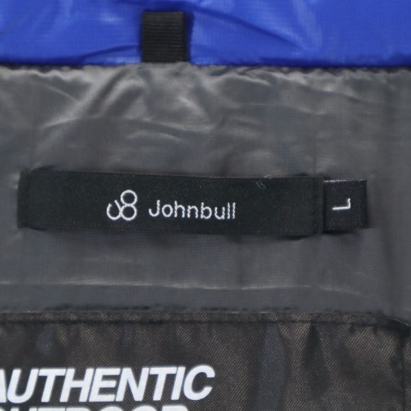 unused Johnbull Denier Nylon Loom Down vest M Blue PERMAWARM Men's Used