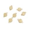 10pcs Color Retention 14K Gold Four-Leaf Clover Magnet Buckle, Lucky Jewelry Buckle, Accessories Diy Handmade Beaded Material, Finishing Button Head