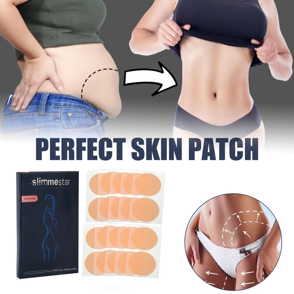 20Pcs Slimming Patch Firm Slim Waist Shaping Weight Loss Navel Sticker for Big Belly Thigh Muscles