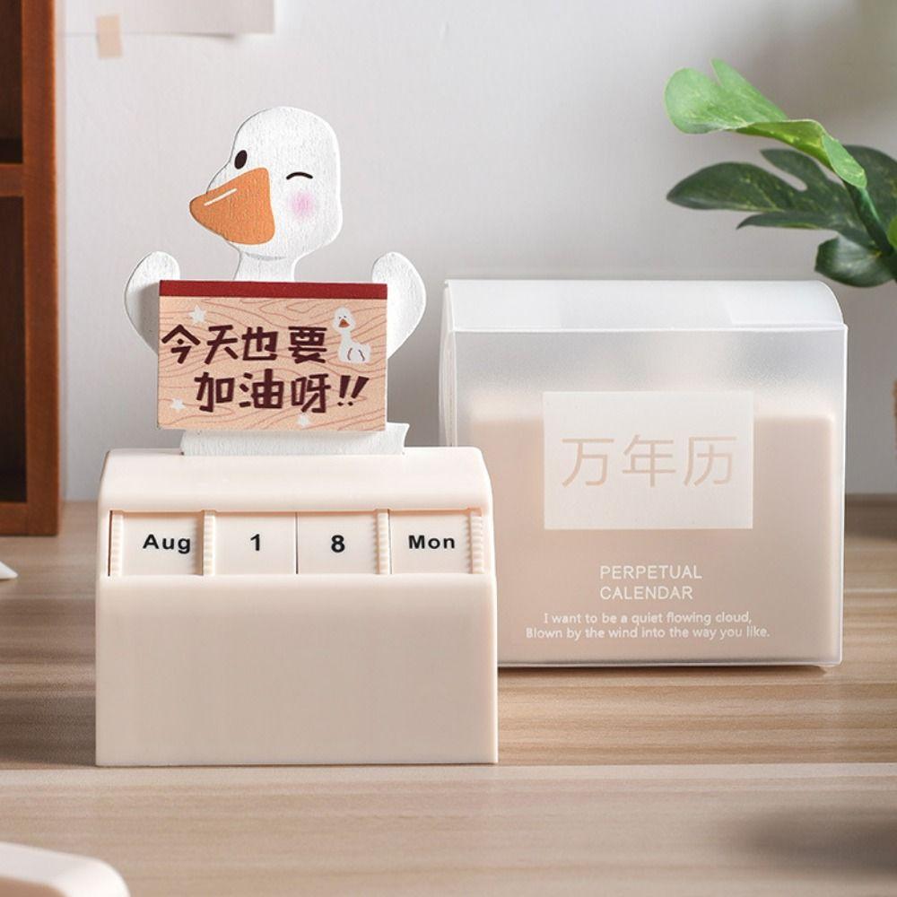 Cartoon Wheel Perpetual Calendar Plastic Countdown Calendar Calendar Display Wheel  For Home Office