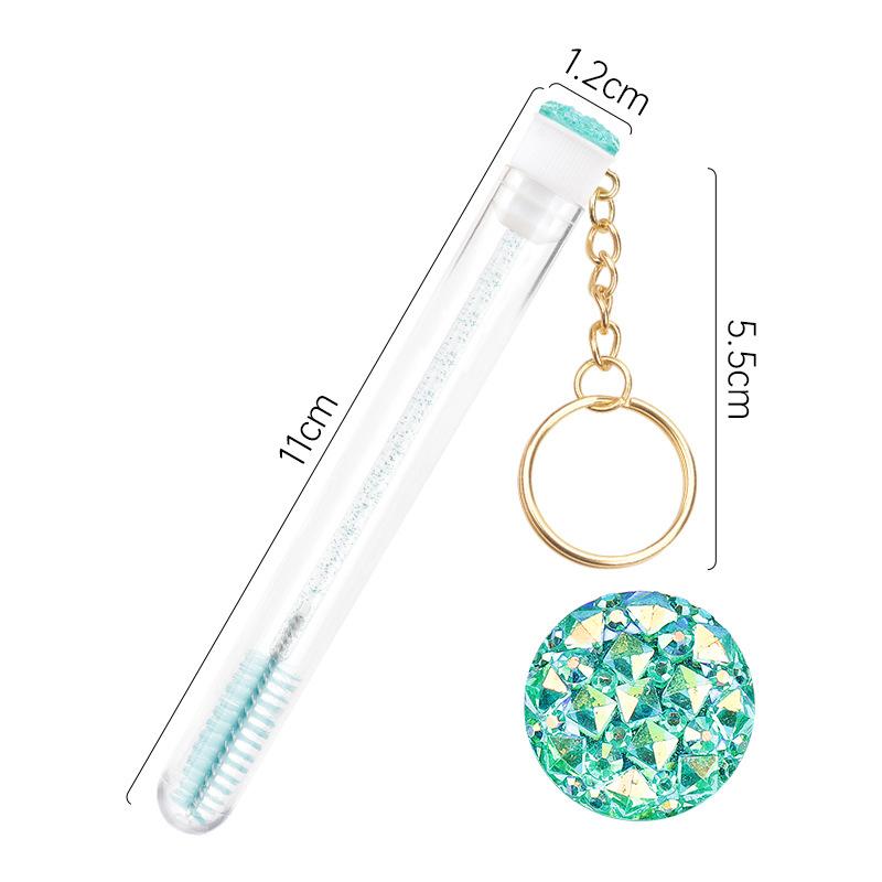 1pc Reusable Eyebrow Brush Tube Flask Mascara Wand Dust-proof Eyelash Extension Supplies Makeup Tool