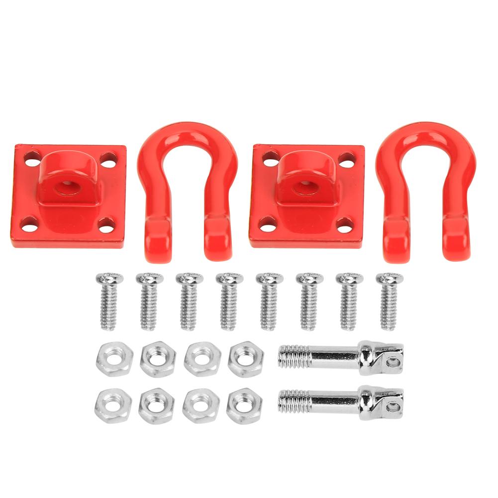Rescue Buckle Aluminum Alloy Trailer Hook Upgrade Accessory Fit for 110 RC Car