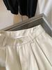 Women's High-Waisted Pleated Wide-Leg Lantern Pants - Spring 2026 Casual Balloon Design