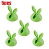 Cute Rabbit Ear Cable Manager Desktop Car Dashboard Charger Cables Clasp Clip Desk Line Organizer Bunny Ear Winder Holder