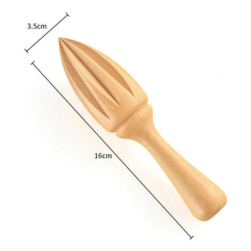 Wooden Citrus Reamer Manual Lemon Squeezer Orange Lemon Hand Juicer Mini Fruit Juicer Portable Lemon Squeezer Kitchen Gadget