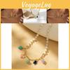 Stylish Geometric Copper Necklace With Unique Irregular Heart Shaped Pendant