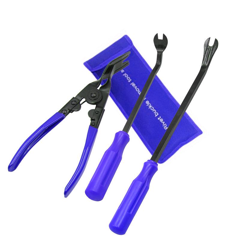 Car Headlight Modification Tool: Pliers, 6/8 Inch Nail Puller, Buckle Screwdriver 3-Piece Set