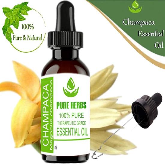 

Pure Herbs Champaca (Magnolia champaca) Pure & Natural Therapeutic Grade Essential Oil Plastic with Dropper 10 ml
