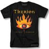 Tričko Therion Secret Of The Runes Rockový Koncert Vntg Grafický Design Tričko