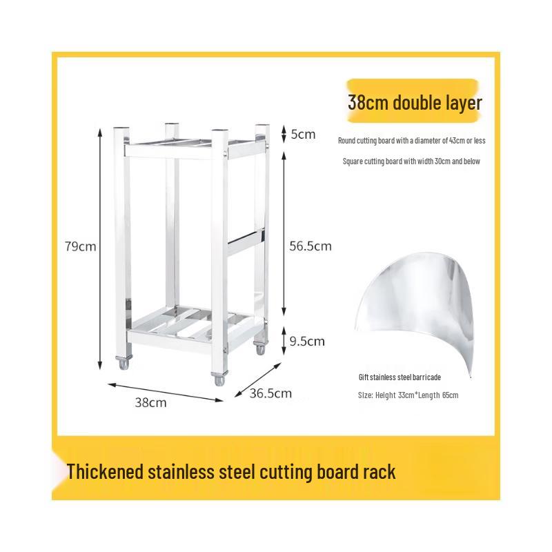 304 Edelstahl Schneidebretthalter im Cremestil