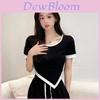 Oversized T Shirt For Women With Embroidered Stickon Pattern Casual Streetwear