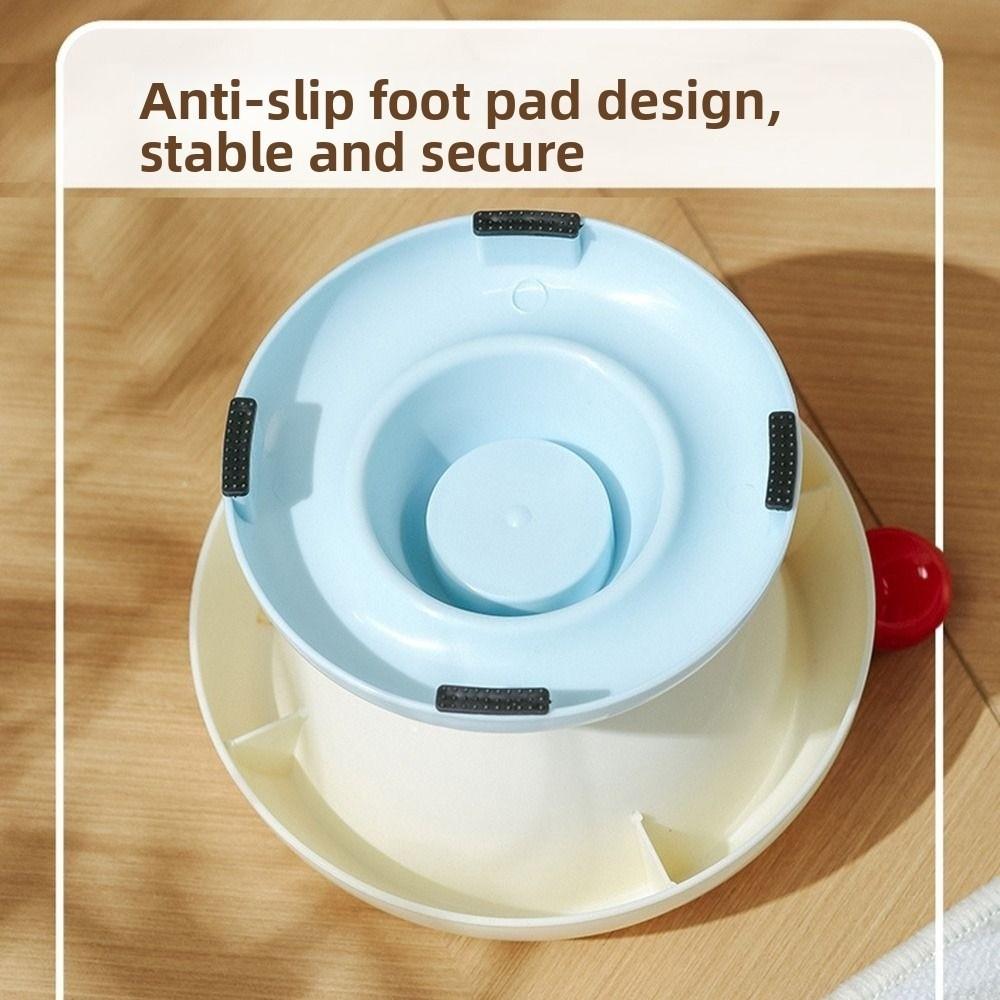 Anti Slip Pet High Footed Bowl Cartoon Cat Bowl Multifunction Cat Food Water Bowl  Home