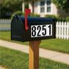 3 Inch Black Gorgeous Number Stickers Black Flash Easy To Recognize Mailbox House Number Classification Stickers 5 Sheets