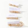 Hot-selling Wind Gold Geometric Earrings Set Earrings Women's Multi-style Earrings