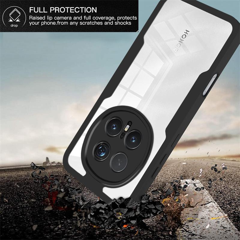 Fundas For Honor Magic 8 Pro 360 Full Body Screen Protector Transparent Case For Honor Magic8 Pro Silicone Slim Clear Cover Capa