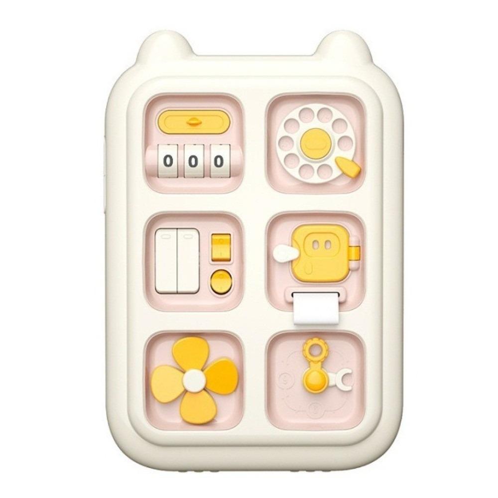 

6 in 1 Sensory Busy Board Child-Safe Design Baby Practice Skills Toy for Preschool Learning