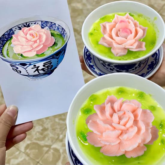 Flower Silicone Molds Flower Peony Fondant Mold Candle Molds Rose for Jelly Chocolate
