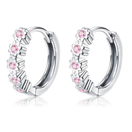 Bobisty Hypoallergenic Surgical Stainless Steel Earrings for Women Screw Back Earrings Cute Flower Butterfly Stud Hoop Earrings