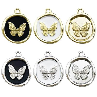 Klassischer kleiner Schmetterling Legierung Anhänger für DIY Schmuck Bastelarbeiten