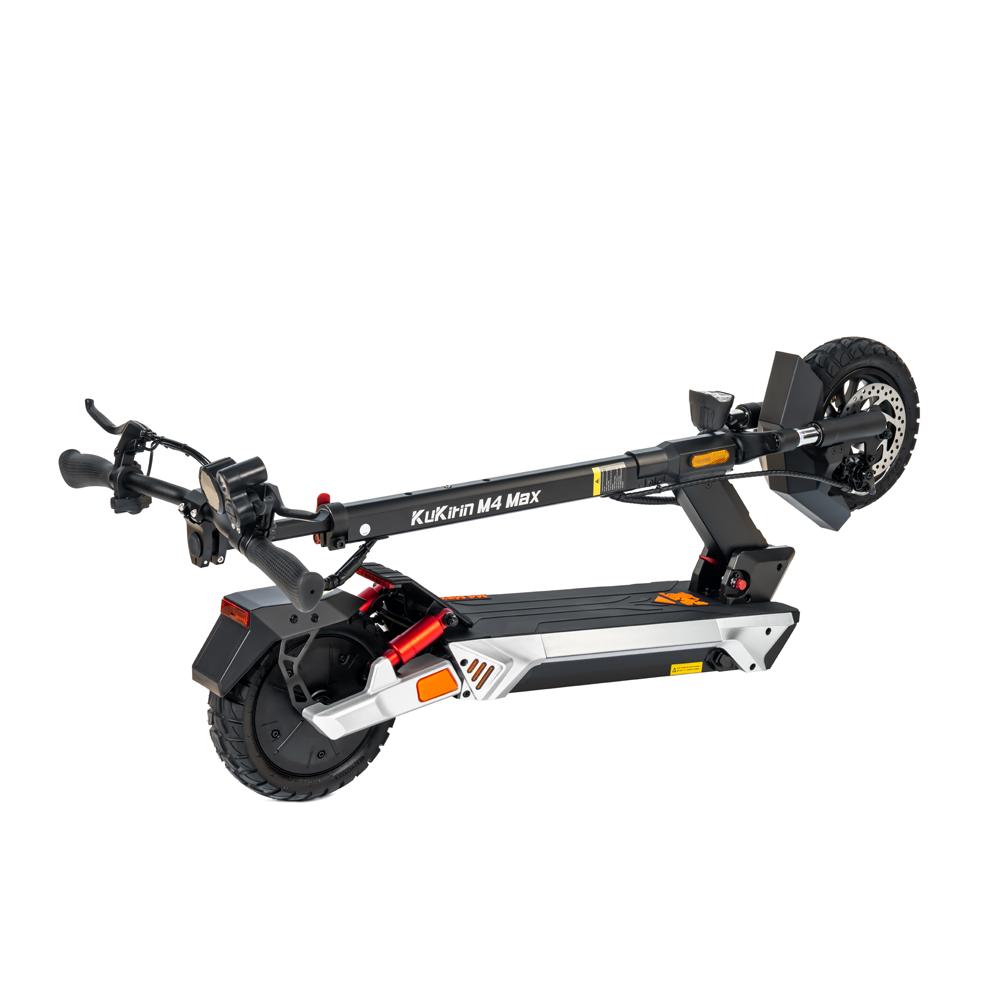 KuKirin M4 Max Electric Scooter, 800W,48V 18.2Ah, 45km/h, 64km Range, 10” Tyre, Dual Suspension, IP54, LCD Display, Foldable Design