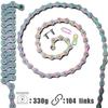 XRTC Anti-Rust Single Speed Bicycle Chain for Kids - Durable and Colorful with Connector, Boxed