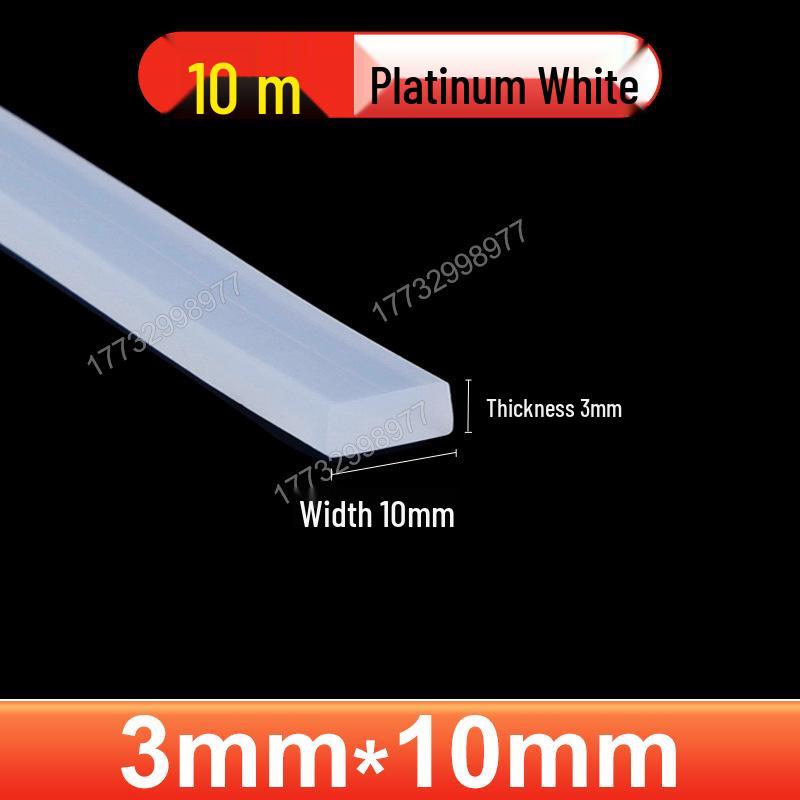 High-Temperature Resistant Transparent Silicone Rubber Sealing Strip