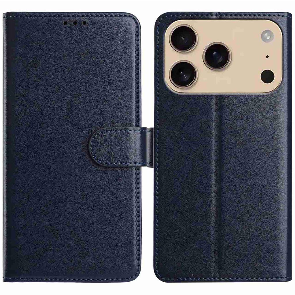 For iPhone 17 Pro Max Wallet Phone Case Stand PU Leather Folio Flip Cover with 8 Card Slot