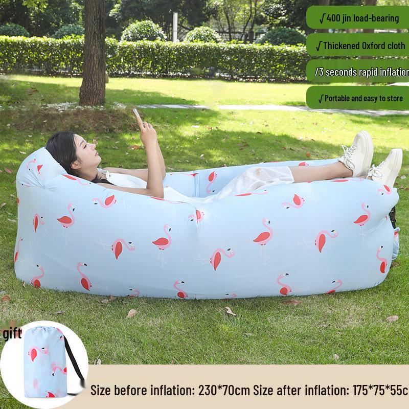 Festival Inflatable Sofa & Roll-Up Table for Outdoor Picnics